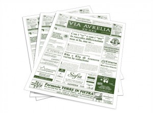 Immagine stampa giornale "Via Aurelia"